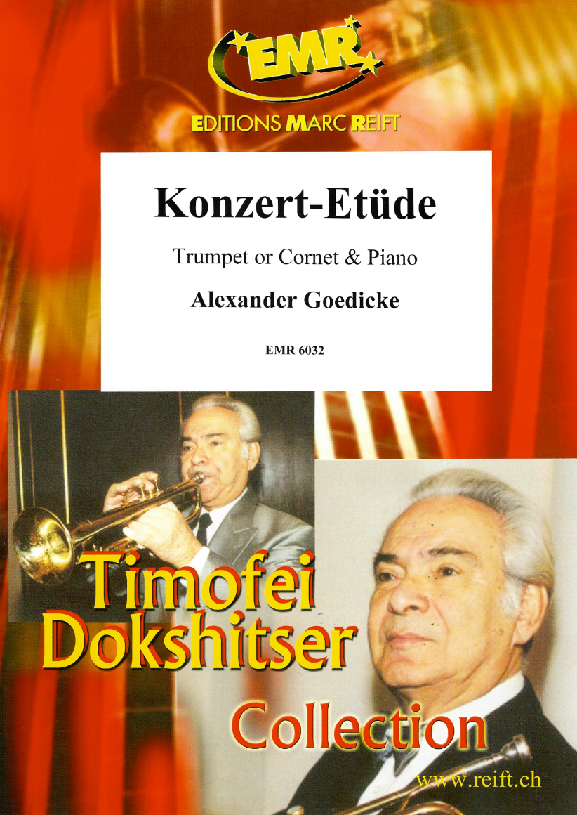 Concert Etude Op.49 - Trumpet/Piano - Goedicke - EMR6032