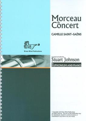 Saint-Saens - Morceau de Concert - Euphonium/Piano Accompaniment Brasswind BW2140