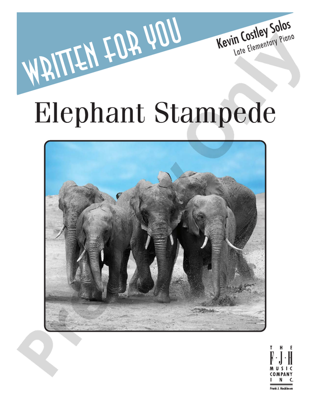 Elephant Stampede - Piano (Digital Download)