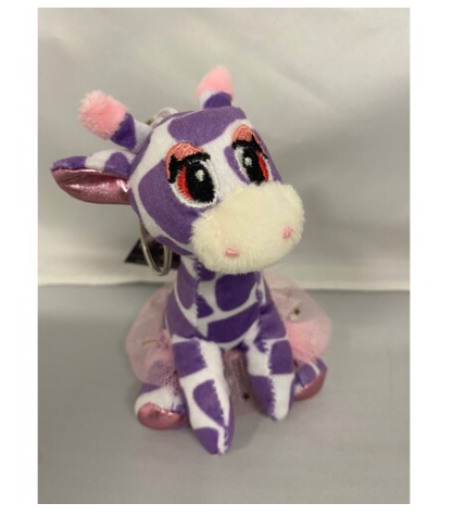 Ballerina Buddy Georgia Giraffe Keyring