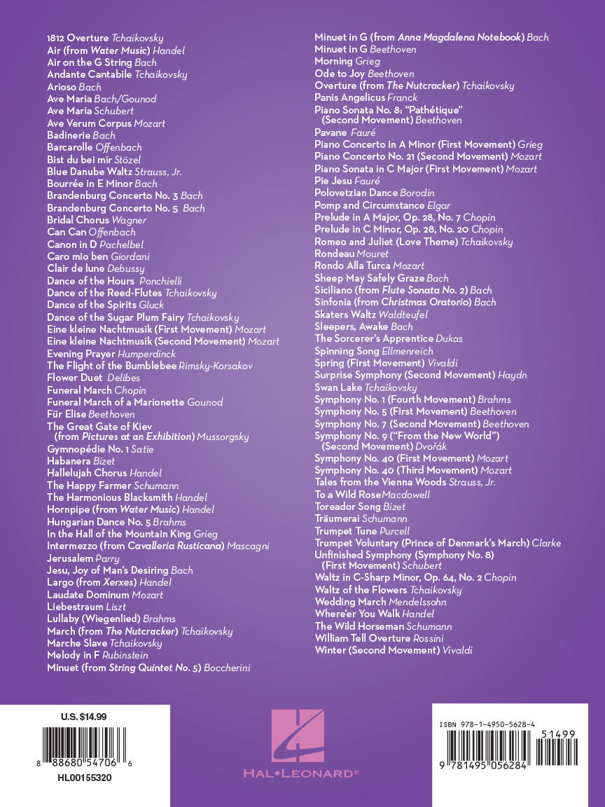 101 Classical Themes - Trumpet - Hal Leonard 155320