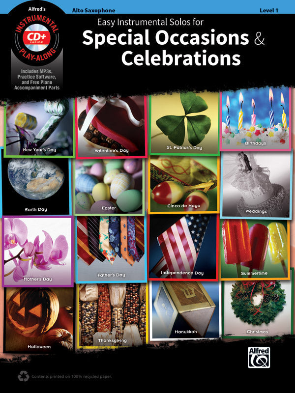 Easy Inst Solos Special Occasions Asax Bk/CD