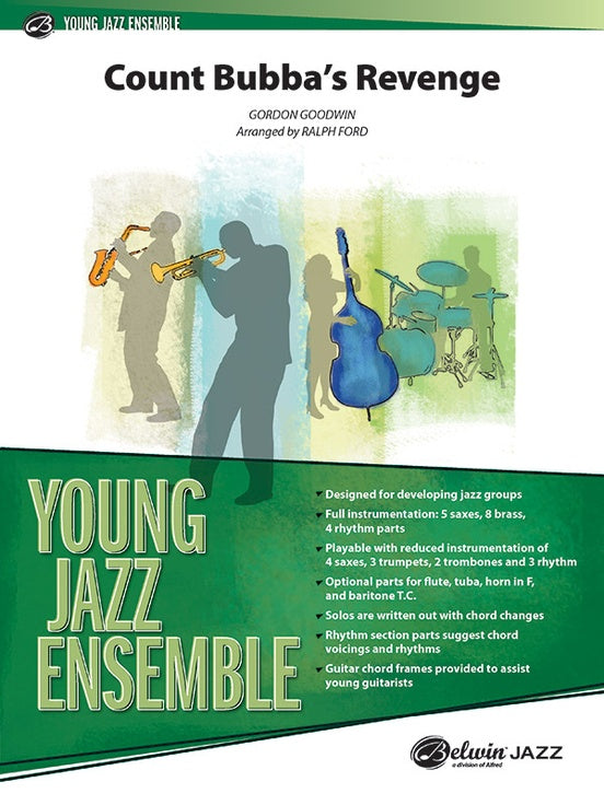 Count Bubba's Revenge (Grade 2) - Jazz Ensemble Conductor Score & Parts(Digital Download)