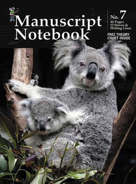 Manuscript Book 7 12 Stave & Writing Lines 48pp