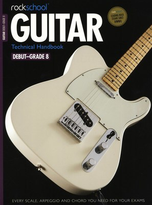 Rockschool Guitar Technical Handbook 2013-2018 - Debut - Grade 8 - Guitar Rock School Limited Guitar TAB /CD