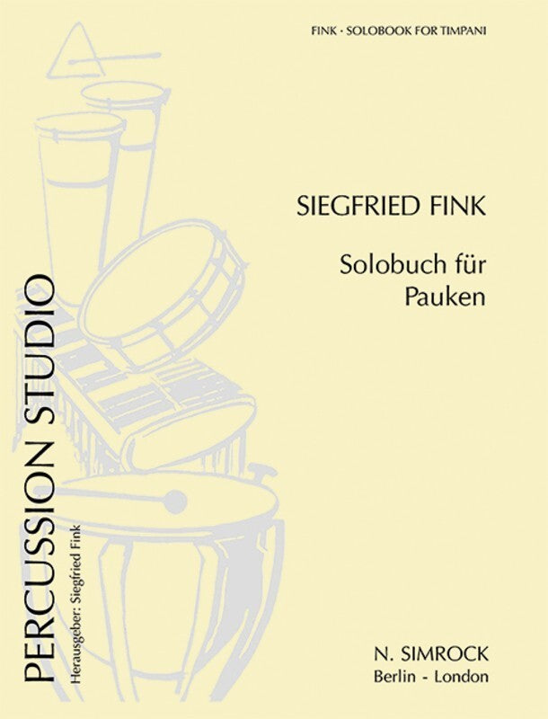 Solobook for Timpani Vol. 1 - Fink - Simrock M221108135