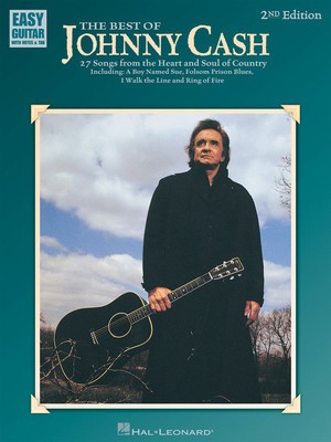The Best of Johnny Cash - 2nd Edition - Guitar Hal Leonard Easy Guitar with Notes & TAB