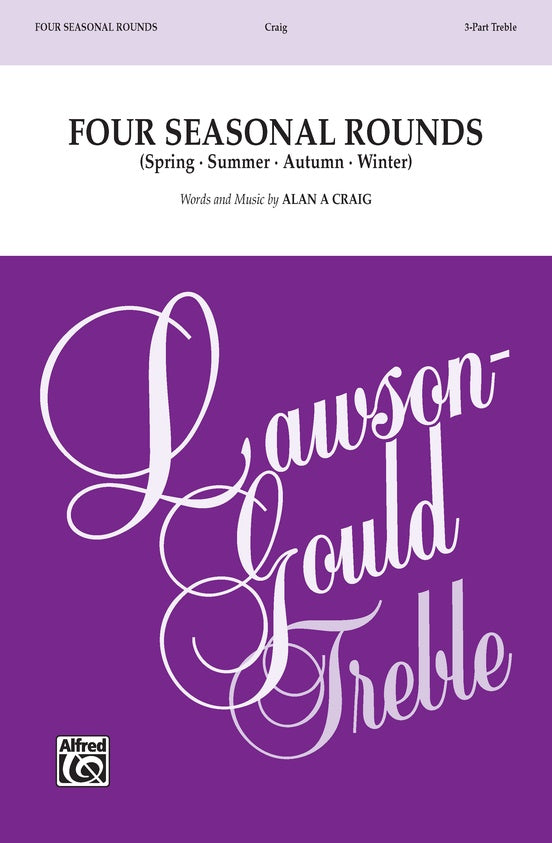 Four Seasonal Rounds - 3 Part Treble Choral Octavo (Digital Download)