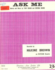 Ask Me - Maxine Brown - PVG (Digital Download)