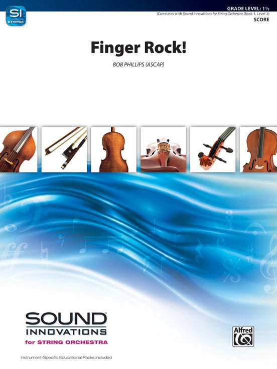 Finger Rock! – String Orchestra Conductor Score & Parts (Digital Download)