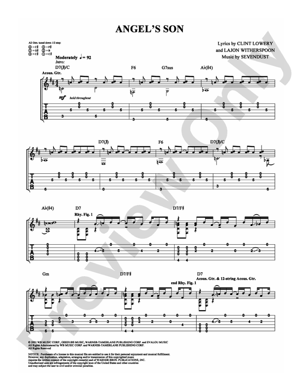 Angel's Son - Guitar TAB (Digital Download)