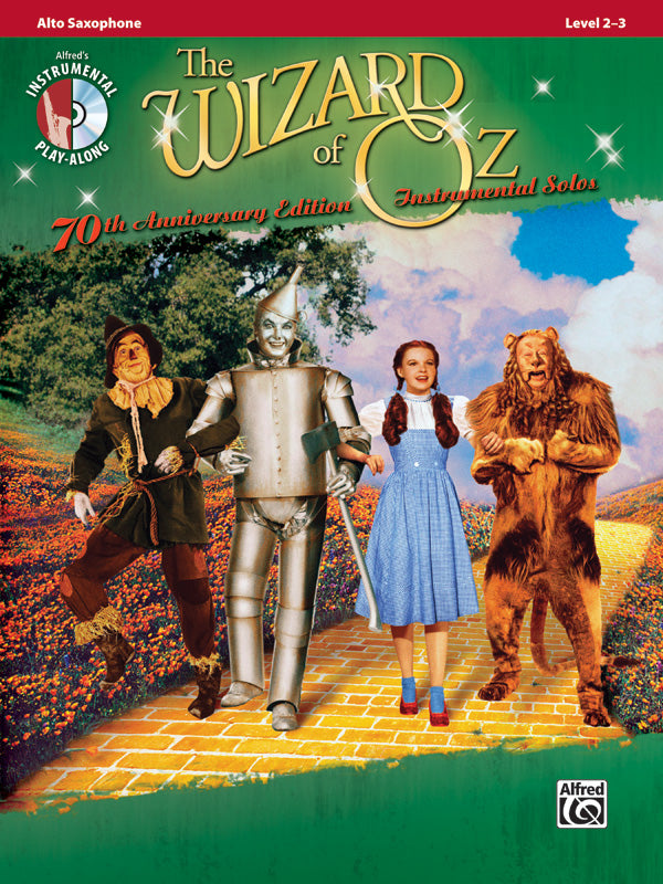 Wizard of Oz Inst Solos Alto Sax Bk/CD
