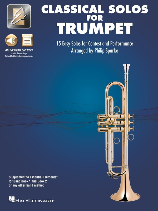 Classical Solos Volume 1 - Trumpet/Media Access Online Hal Leonard 870095