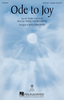 Ode to Joy - Ludwig van Beethoven - Keith Christopher Hal Leonard ChoirTrax CD CD