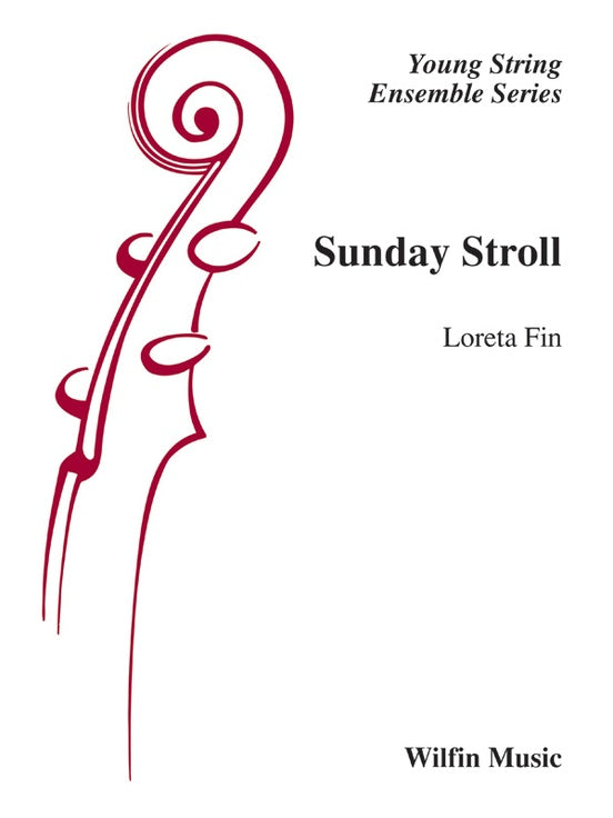 Sunday Stroll - Loreta Fin – String Orchestra Conductor Score & Parts (Digital Download)