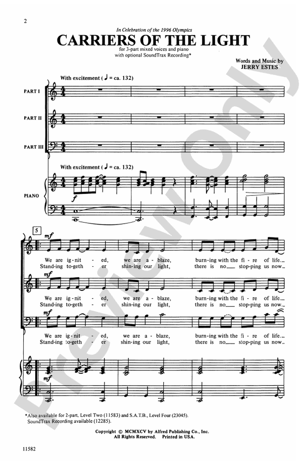 Carriers of the Light – 3-Part Mixed Choral Octavo (Digital Download)