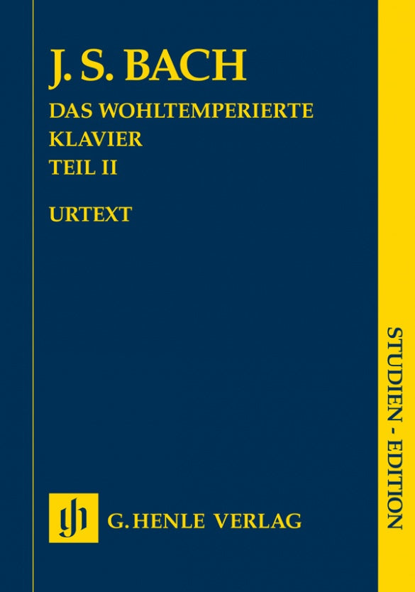 Bach - Well Tempered Clavier Volume 2 - Score Henle HN9258
