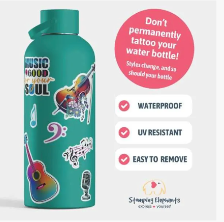 Musical Instruments Sticker Sheet