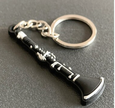 Keyring Clarinet Rubber