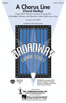 A Chorus Line - (Choral Medley) - Edward Kleban|Marvin Hamlisch - Ed Lojeski Hal Leonard ShowTrax CD CD