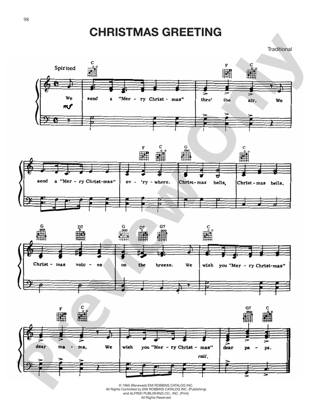 Christmas Greeting - PVG (Digital Download)