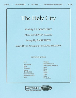 The Holy City - Mark Hayes Shawnee Press Score/Parts