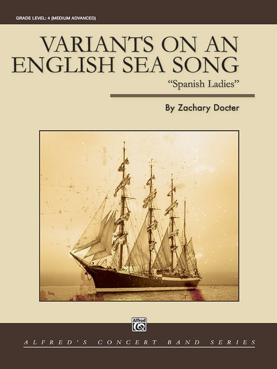 Variants on an English Sea Song - Concert Band Conductor Score & Parts (Digital Download)