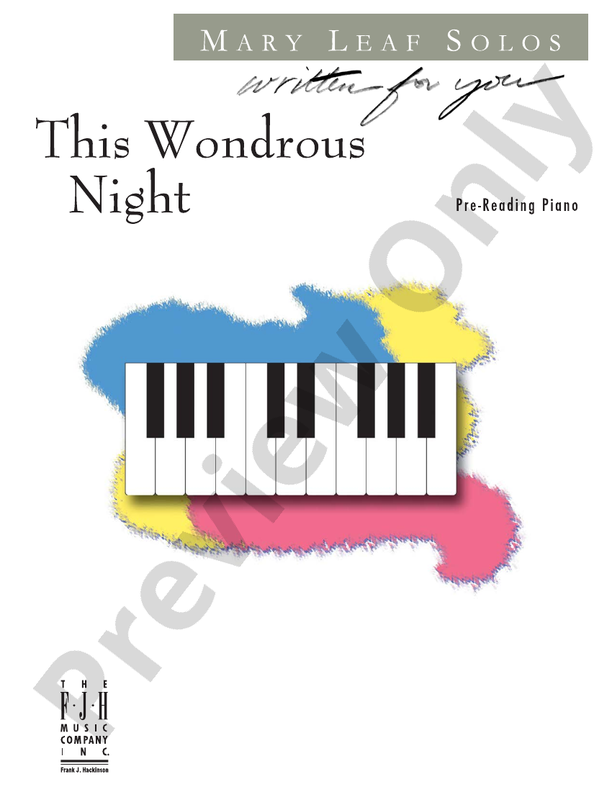This Wondrous Night - Piano (Digital Download)