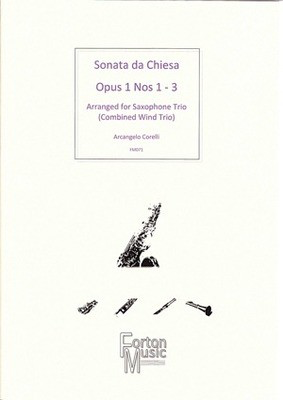 Sonata Da Chiesa Op 1 Nos 1 - 3 Saxophone Book -