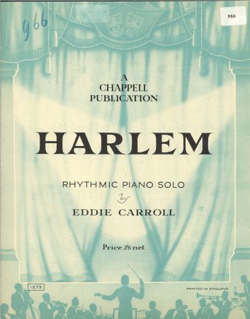 Harlem - Piano Solo (Digital Download)