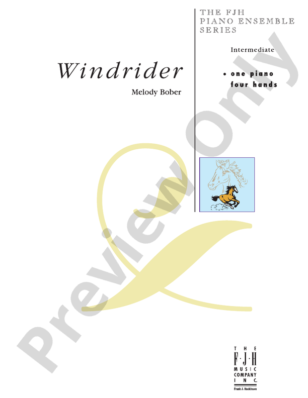 Windrider - Piano (Digital Download)