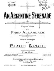 An Argentine Serenade - Ab Major Vocal/Piano (Digital Download)