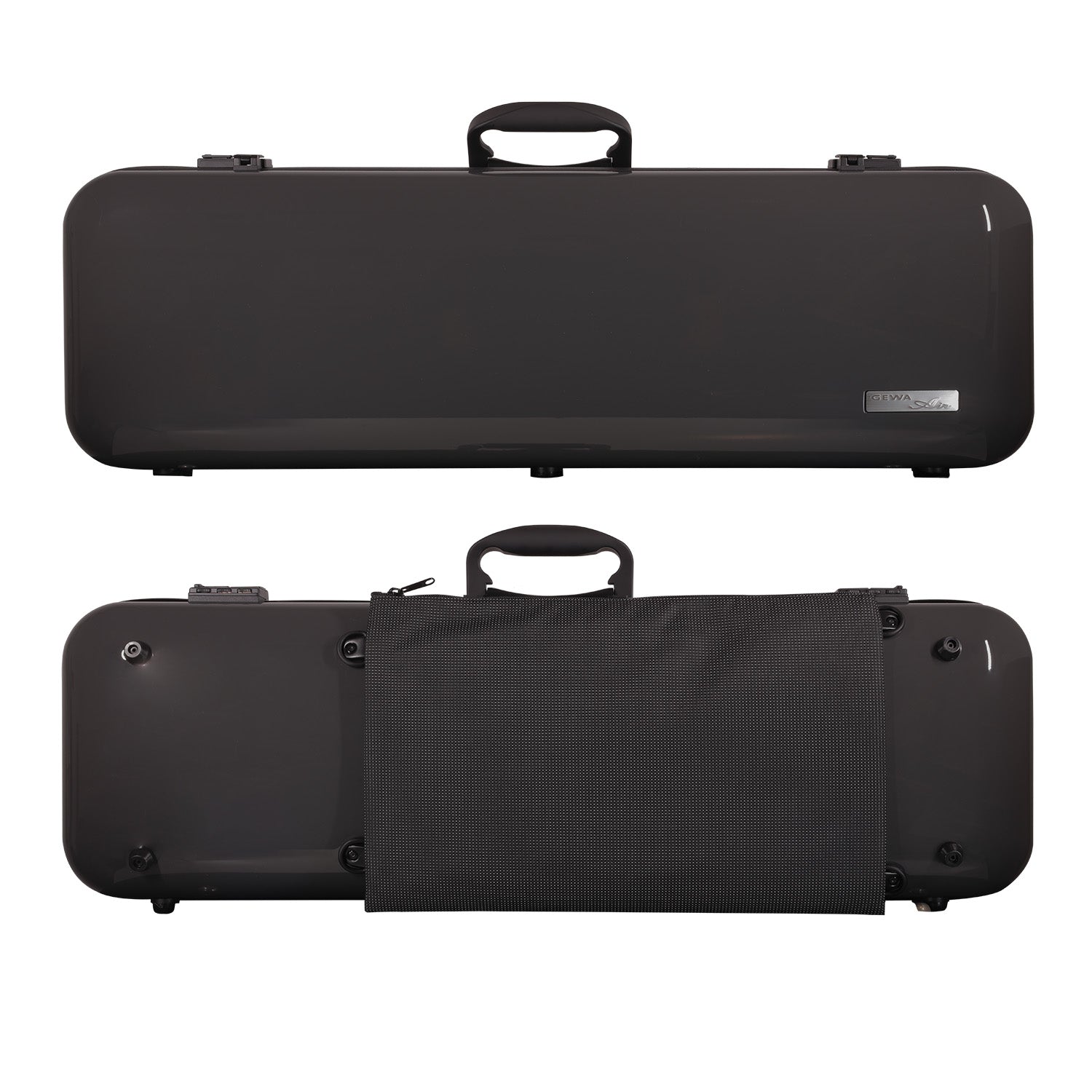 GEWA Air 2.1 Oblong Violin Case Grey Gloss