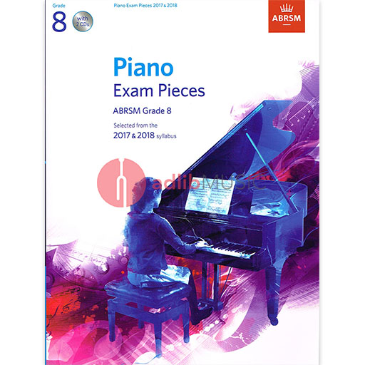 ABRSM Piano Exam Pieces 2017-2018 Grade 8 - Piano/CD ABRSM 9781848498884
