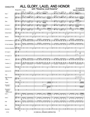 All Glory, Laud, and Honor - (with Hosanna, Loud Hosanna) - David Winkler PraiseSong