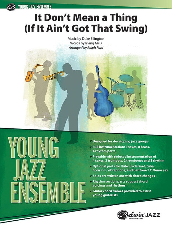It Don't Mean a Thing (If It Ain't Got That Swing) Grade 2.5 – Jazz Ensemble Conductor Score & Parts (Digital Download)