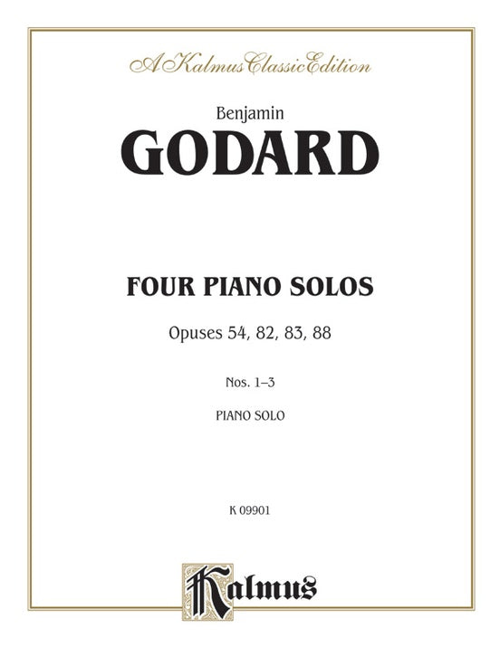 Godard - Four Piano Solos - Piano Solo (Digital Download)