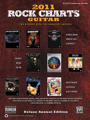 Rock Charts Guitar 2011 - Deluxe Annual Edition - The Biggest Hits - The Greatest Artists - Guitar Hal Leonard Guitar TAB