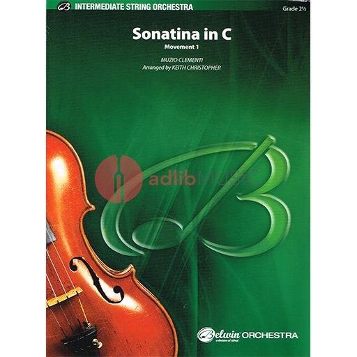Sonatina in C String Orchestra Grade 2.5 Clementi Muzio