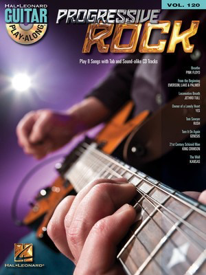 Progressive Rock - Guitar Play-Along Volume 120 - Guitar Hal Leonard Guitar TAB with Lyrics & Chords /CD