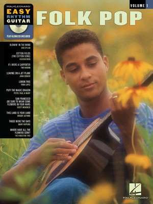 Folk Pop - Easy Rhythm Guitar Series Volume 1 - Various - Guitar Hal Leonard Guitar TAB /CD