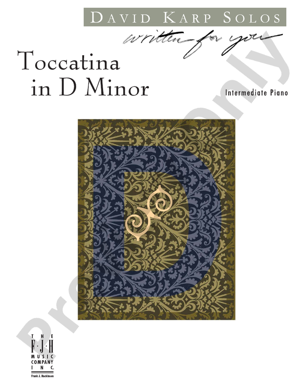 Toccatina in D Minor - Piano (Digital Download)