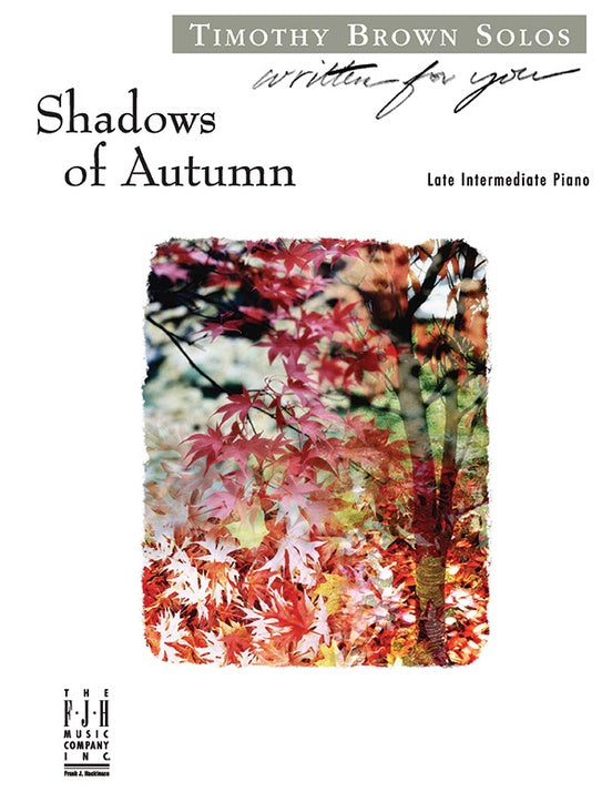 Shadows of Autumn - Piano (Digital Download)