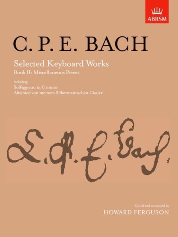 CPE Bach Selected Keyboard Works Book II
