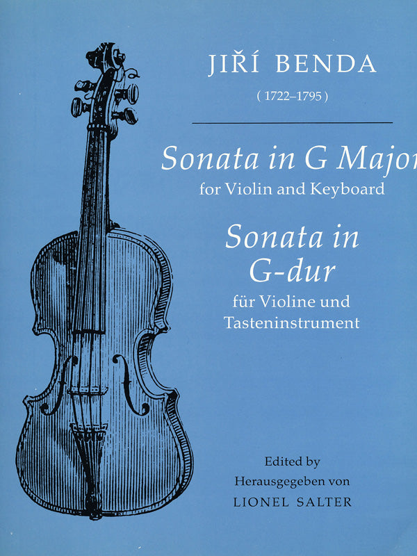 BENDA:SONATA IN G (VLN/PNO)