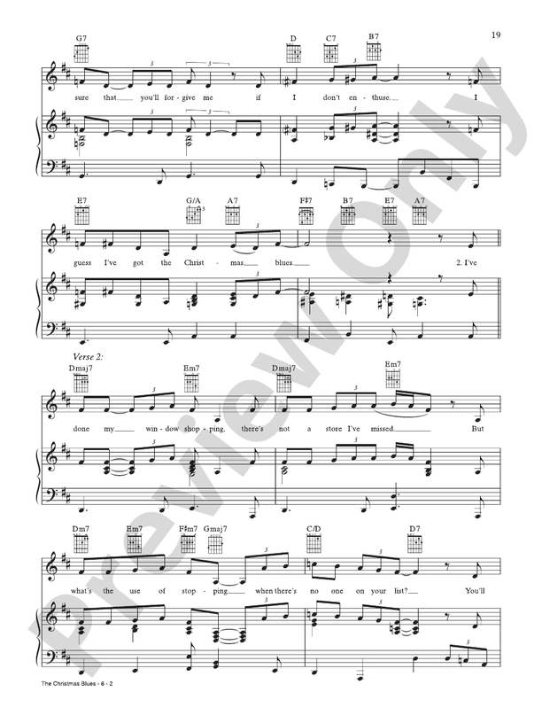 The Christmas Blues - David Holt - PVG (Digital Download)