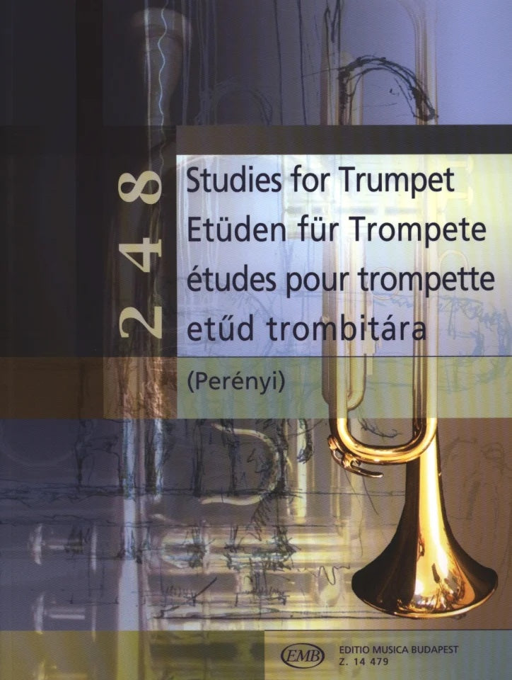 248 STUDIES FOR TRUMPET UNACCOMPANIED - PERENYI - TRUMPET - EMB