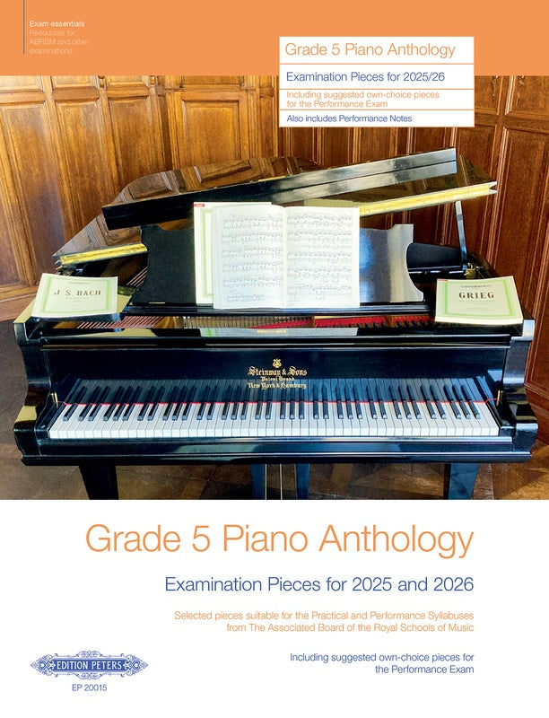ABRSM Grade 5 Piano Anthology Exam Pieces 2025-2026 - Piano Solo ABRSM EP20015