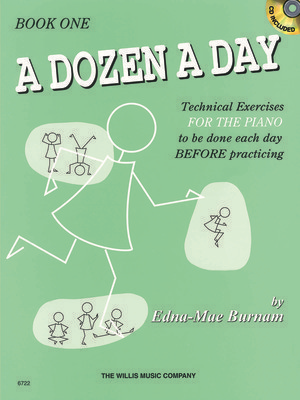 A DOZEN A DAY - PIANO - BOOK 1/ONLINE AUDIO ACCESS - ELEMENTARY -WILLIS MUSIC 406481