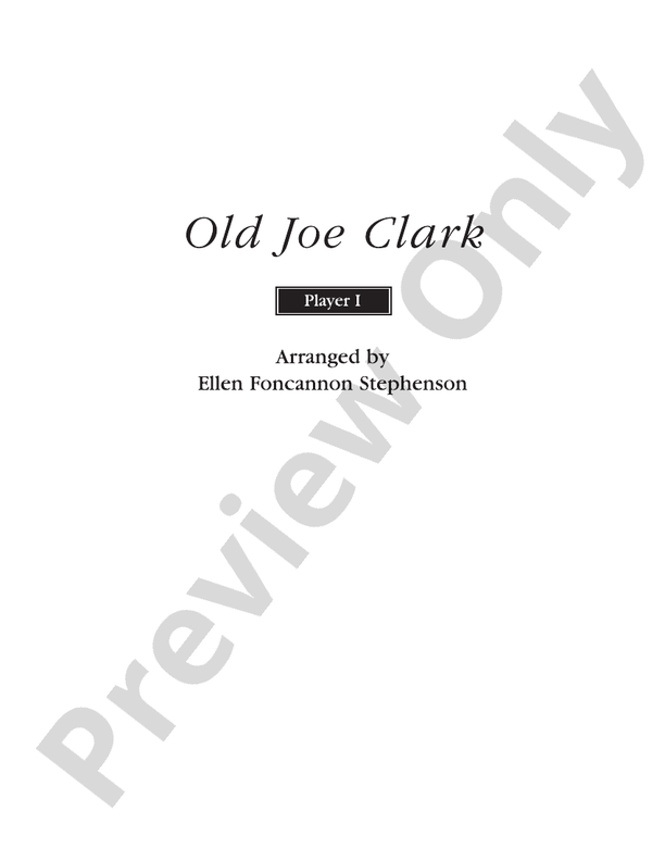 Old Joe Clark - Piano (Digital Download)